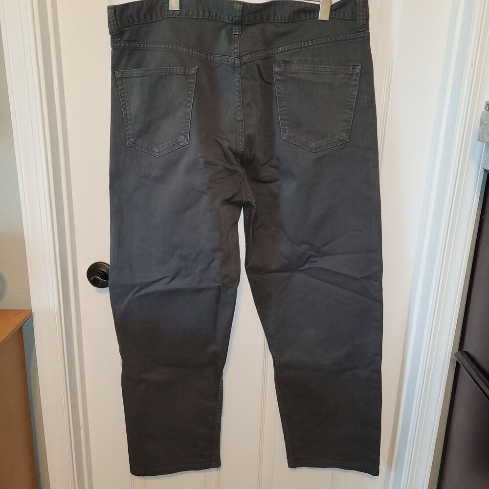 Travelsmith Pants Mens 42x30S Gray Cotton Denim Jeans Workwear Casual - Picture 3 of 10